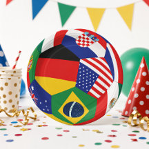 2026 WK Papieren Borden 9 Inch | Internationaal