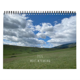 2026 Wolf, Wyoming Scenery Kalender