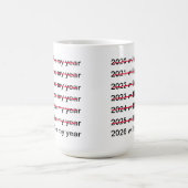 2026 Wordt Mijn Jaar Grappig Sarcasme Nieuwjaar Koffiemok (Center)