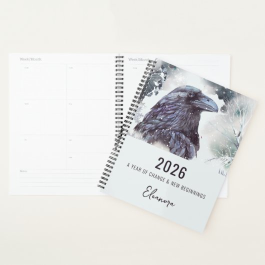 2026 Year of Change Raven Symbolism (Devant avec enveloppe)