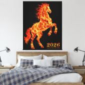 2026 Year of the Fire Horse Canvas Afdruk (Insitu (Slaapkamer))