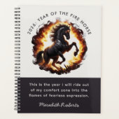2026 Year of the Fire Horse Motivational Quote (Devant)