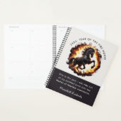 2026 Year of the Fire Horse Motivational Quote Planner (Display)