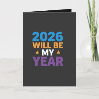 2026 Zal Mijn Jaar Zijn Inspirerende Nieuwe Beginn Kaart