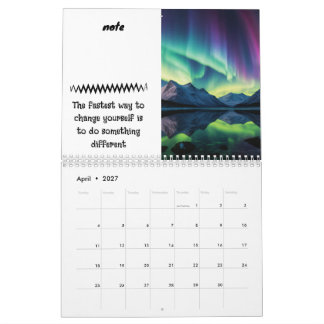 2027 Aanpasbare Hemelkalender - Voeg Uw Foto's Toe Kalender