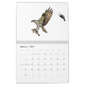 2027 Adirondack Visarend Familie | Wilde dieren Kalender (Feb 2027)
