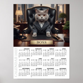 2027 Agenda, De Baas - Kantoor Plezier Katjes / Gr Poster