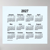 2027 Alice Blue Agenda van Janz Print (Voorkant)