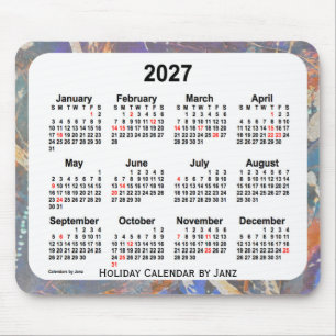 2027 Art Calendar van Janz Muismat