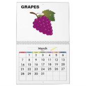 2027 - Calendrier Enfants (Fruits) (Mar 2027)