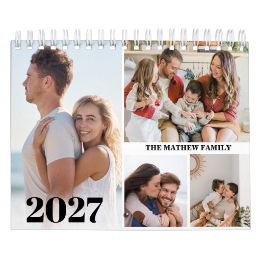 2027 Custom Photo Calendar Simple Create Your Own Kalender (Hoes)