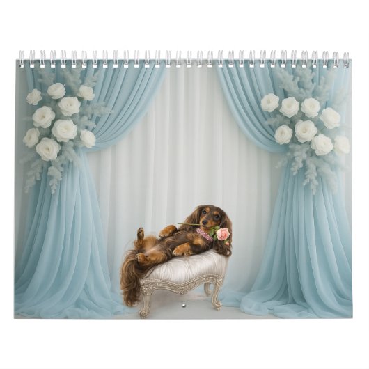 2027 DACHSHUND KALENDER (Hoes)