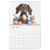 2027 DACHSHUND KALENDER (Mar 2027)