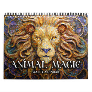 2027 Dierenmagie 2 Surrealistische Kalender met Wi