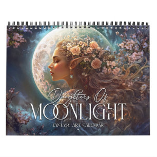 2027 Dochters van maanlicht fantasie kunst Kalender