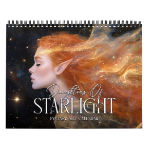 2027 Dochters Van Starlight Fantasie Kunst Kalender