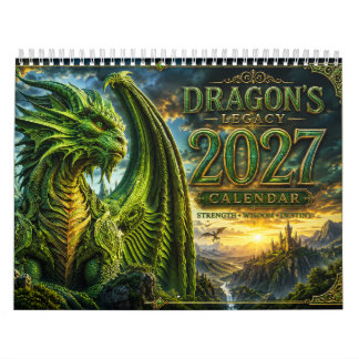 2027 Draken Kunstkalender Kalender