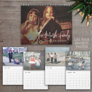 2027 Eenvoudig Modern Persoonlijke Foto - 14 Afbee Kalender