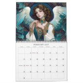 2027 Engelen 2 Kalender (Feb 2027)