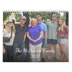 2027 gezinsfotokalender kalender