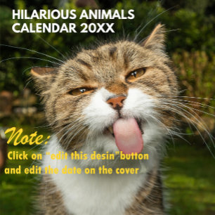 2027 Grappige Dieren Persoonlijk Kalender