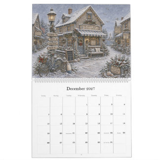 2027 Haven Dorp Kalender