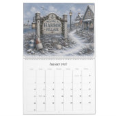 2027 Haven Dorp Kalender (Jan 2027)