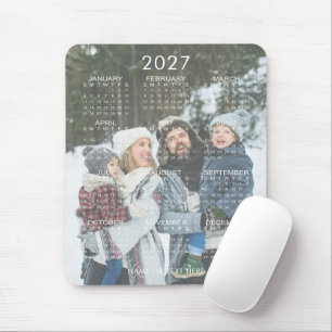 2027 Jaarkalender Foto Muismat