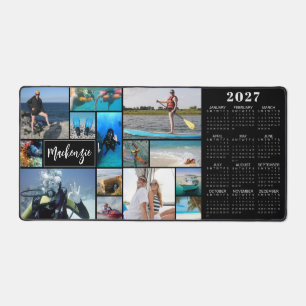 2027 Kalender 14 Foto's Naam Aangepaste Kleur Bureaumat