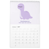2027 Kalender Dinosaurus (Jan 2027)