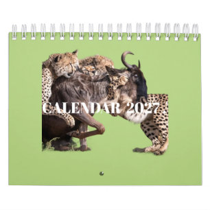 2027 Kalender met foto's van wilde dieren