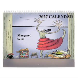 2027 Kalender met kunstwerk van Margaret Scott