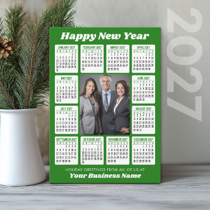 2027 Kalender - Vertical Zakelijke Foto Feestdagenkaart