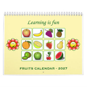2027 - Kinderkalender (Fruit) Kalender