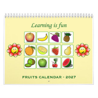 2027 - Kinderkalender (Fruit) Kalender