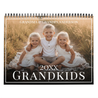 2027 Kleinkinderen Aangepaste Foto Kleinkinderen Kalender