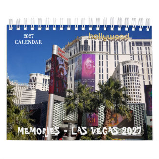 2027 Las Vegas Meidenavakandige Herinneringsfoto Kalender
