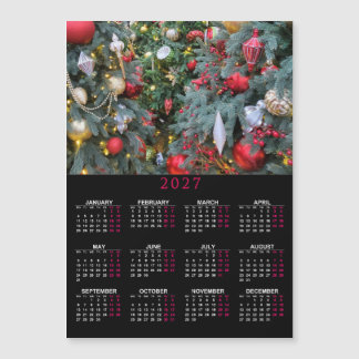 2027 magnetische kalender met jouw kerstfoto
