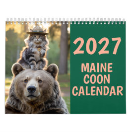 2027 Maine Coon kattenkalender Kalender