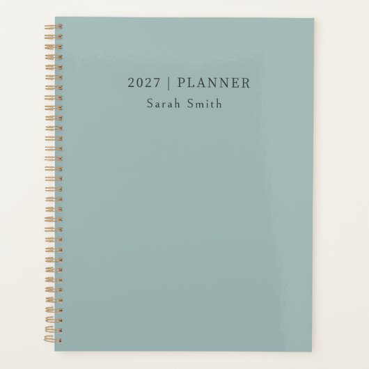 2027 Minimal Weekly Monthly Non Dated Planner (Devant)