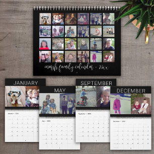 2027 - Moderne gezelfsamengestelde familiekalender Kalender