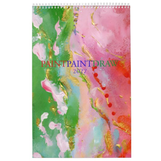 2027 PAINTPAINTDRAW Kalender (Hoes)