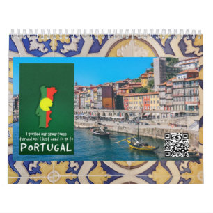 2027 Portugal kalender foto's in volledige kleur