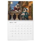 2027 Pug Hond Kalender (Feb 2027)