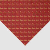 2027 Ram Jaar Goud met ingegraveerd effect Weefsel Tissuepapier (Detail)