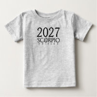 2027 Schorpioen-editie met symbool Baby T-shirt
