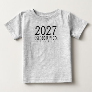 2027 Schorpioen-editie met symbool Baby T-shirt