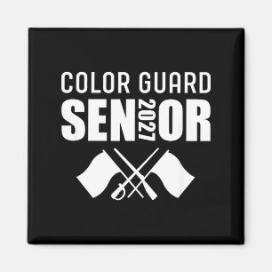 2027 Senior Kleuren Garde Marching Band Vlag Magneet