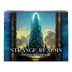 2027 Strange Realms 2 Fantasie Kunstkalender Kalender