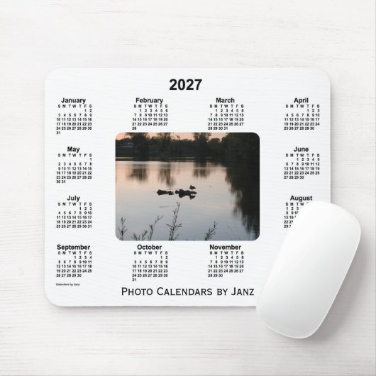2027 Sunset Photo Calendar van Janz Muismat (Met muis)
